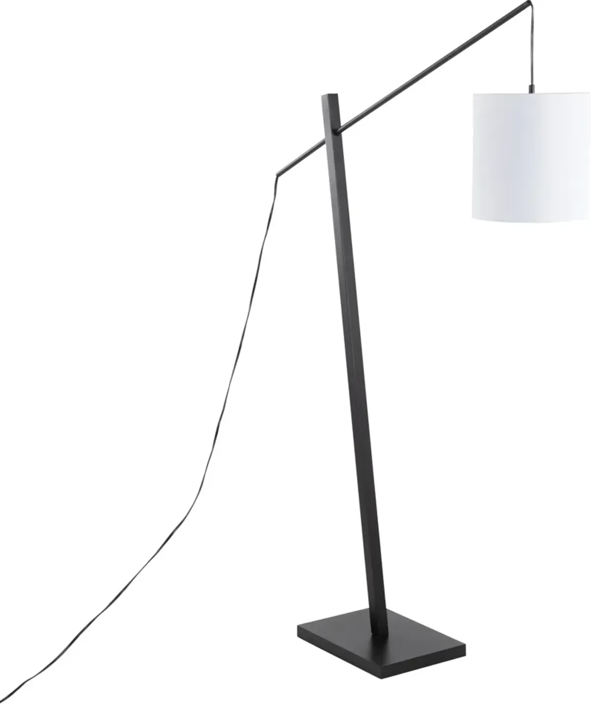 Aberdeen 60'' Floor Lamp - Black/White