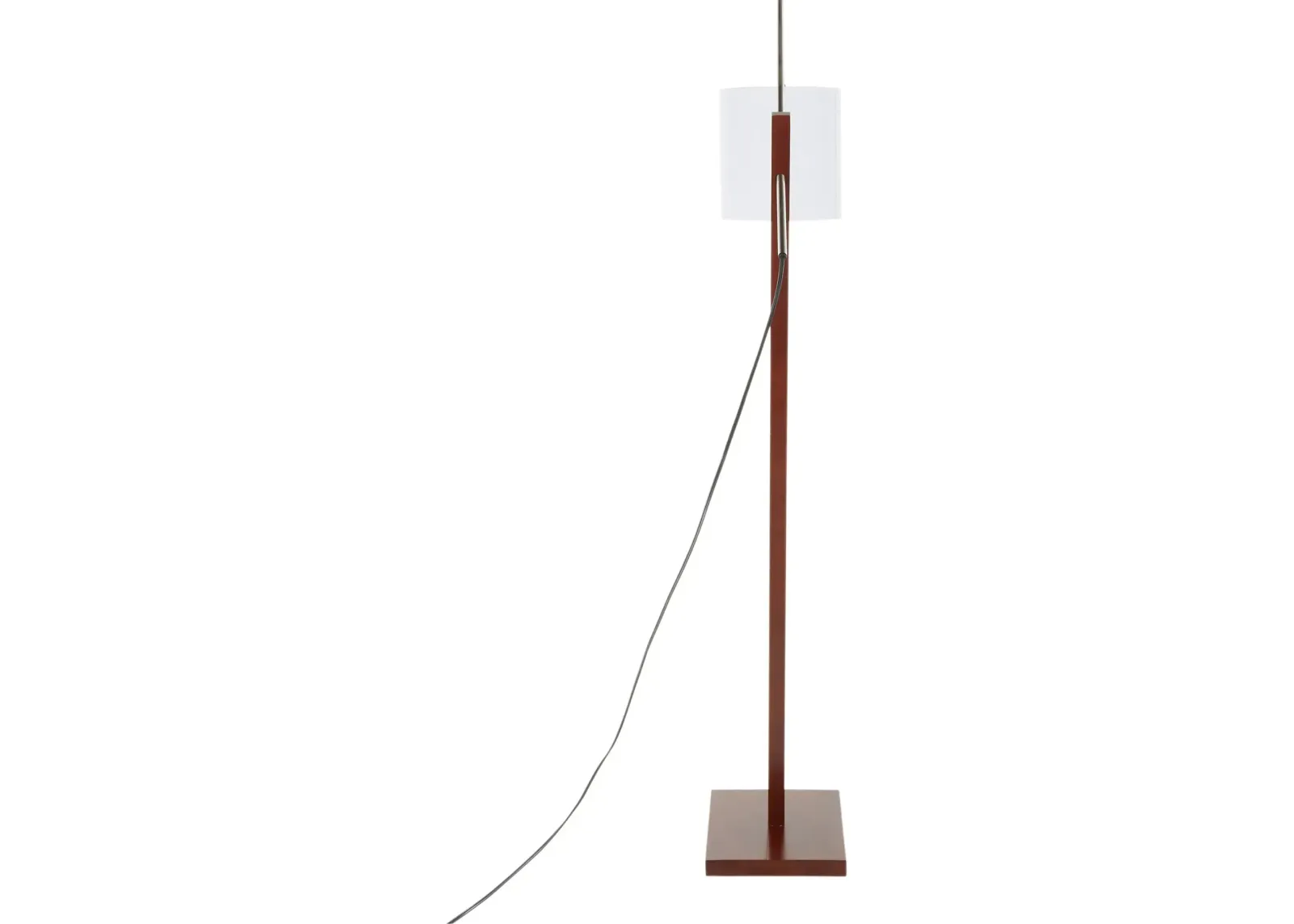 Aberdeen 60'' Floor Lamp - Walnut/White