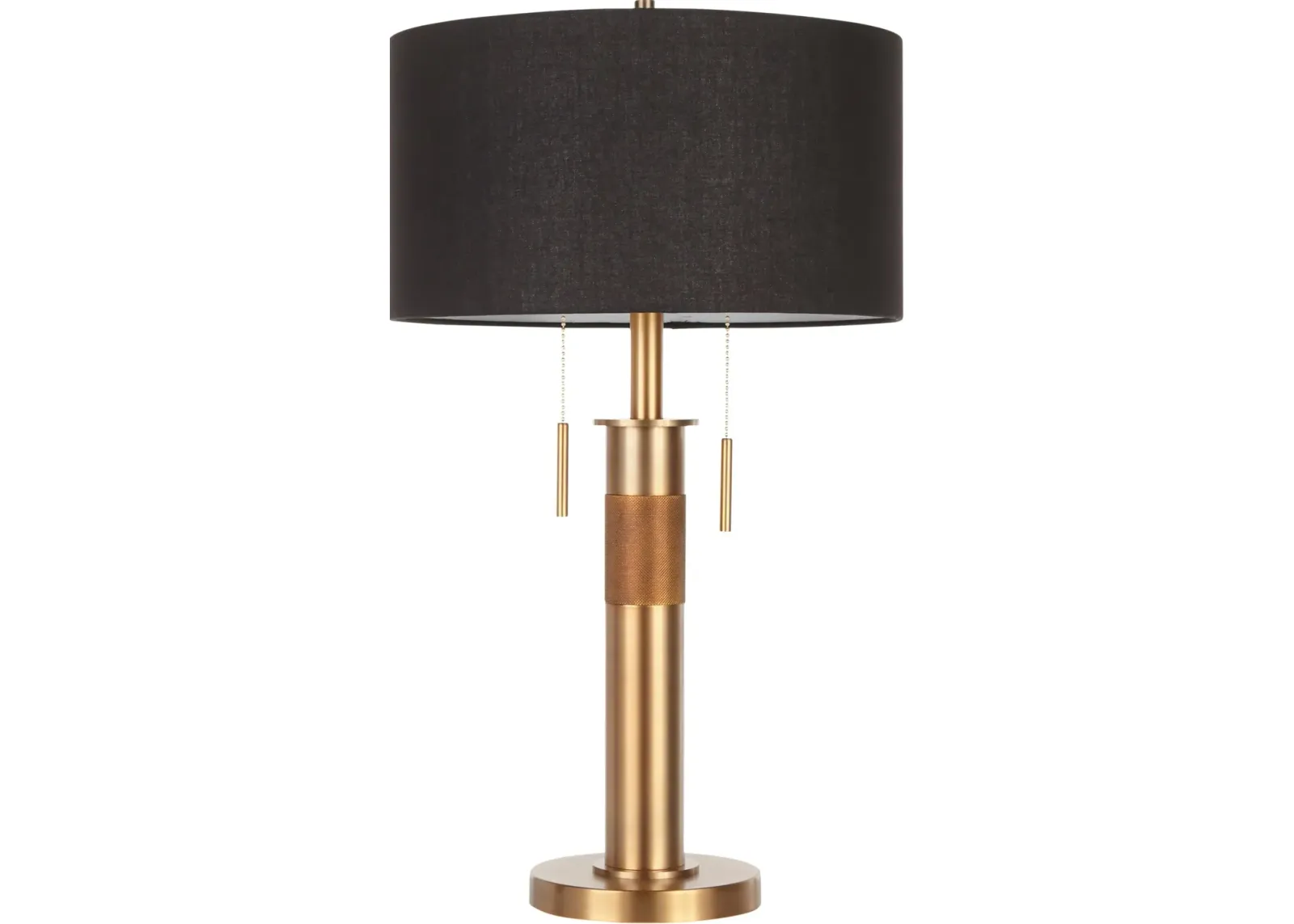 Hermia 27'' Table Lamp - Brass/Black