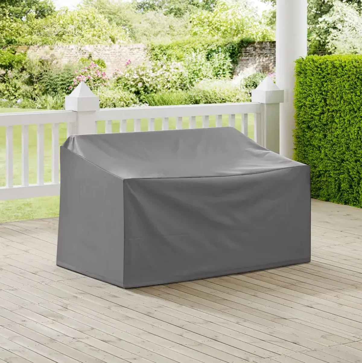 Outdoor Loveseat Cover - Gray