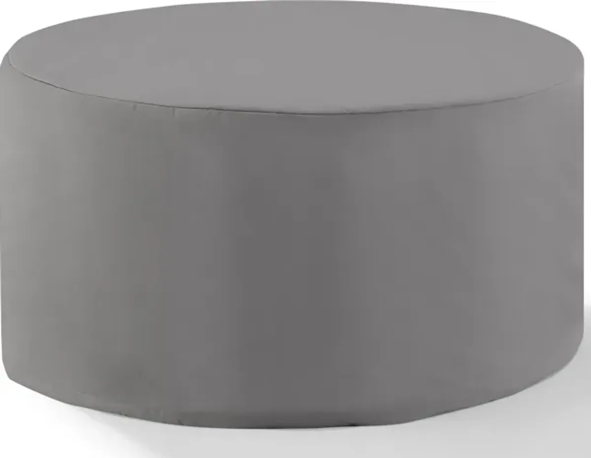 Outdoor Round Table Cover - Gray