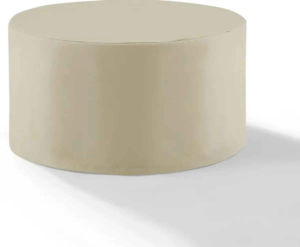 Outdoor Round Table Cover - Tan