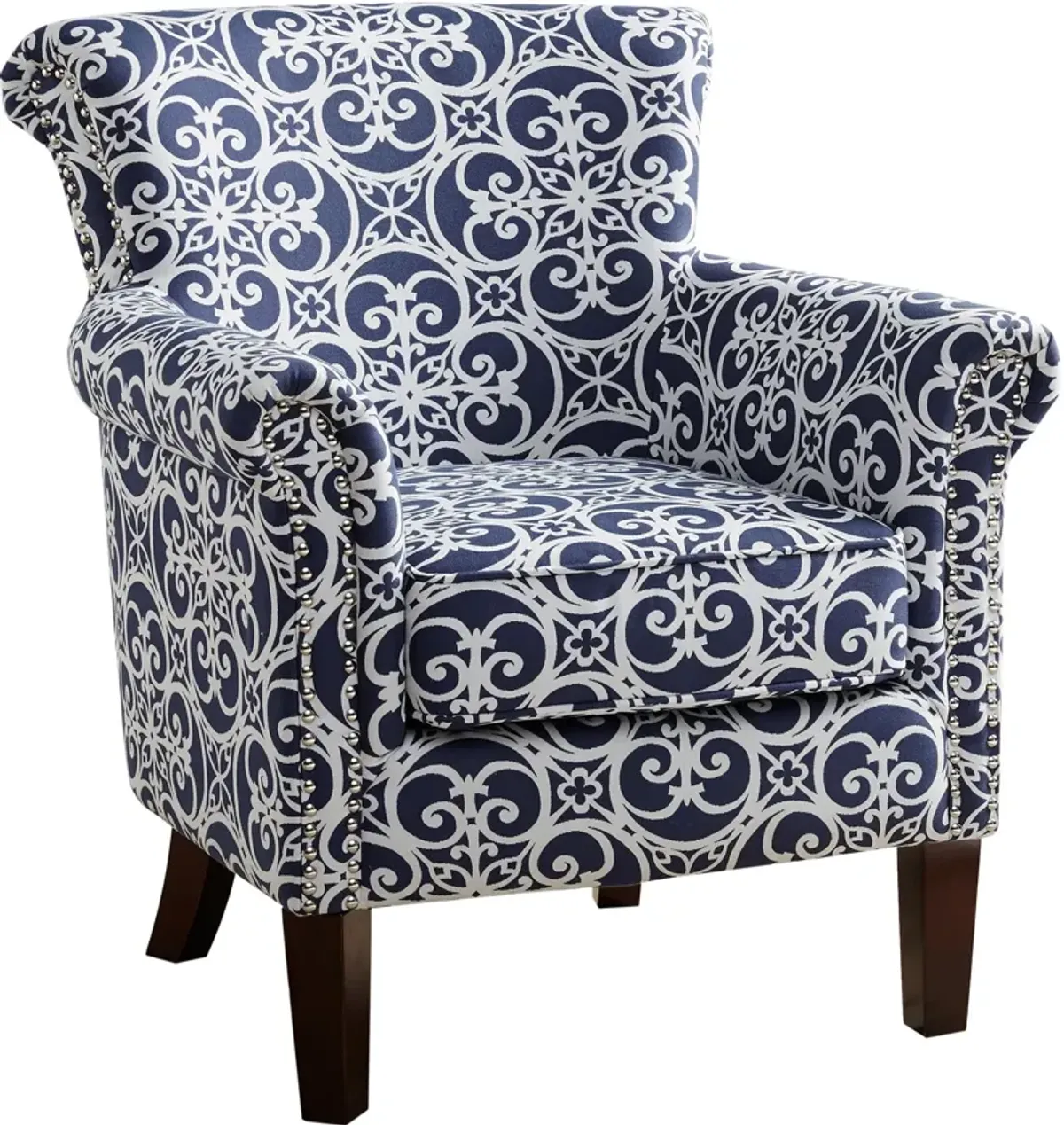 Loretta Accent Chair - Navy