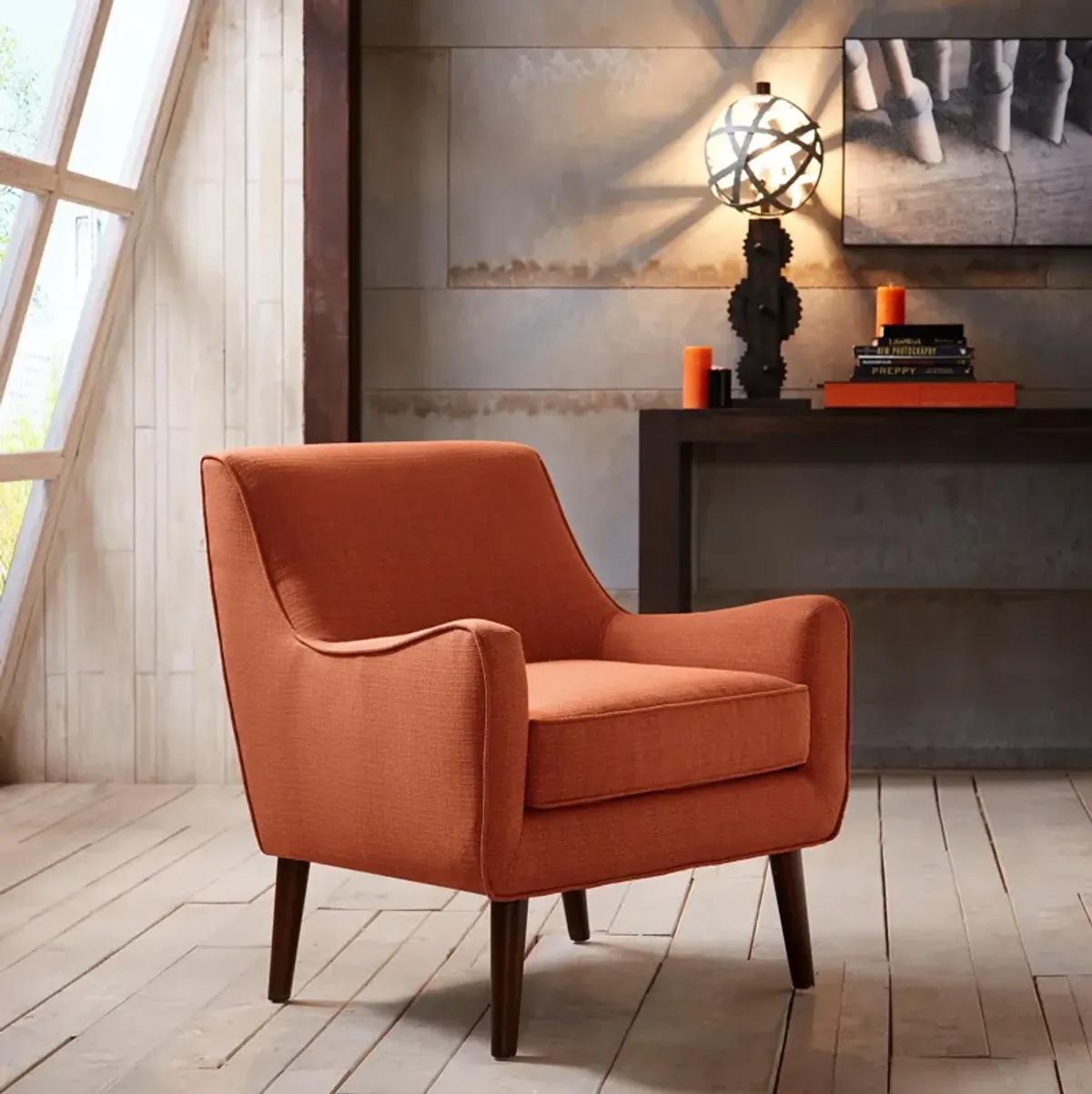 Gillian Accent Chair - Orange