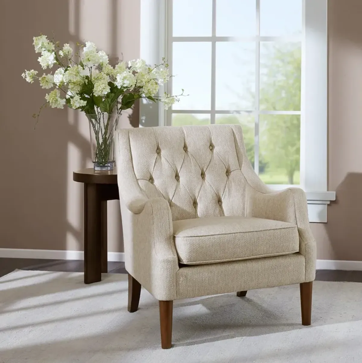 Chantal Accent Chair - Gray