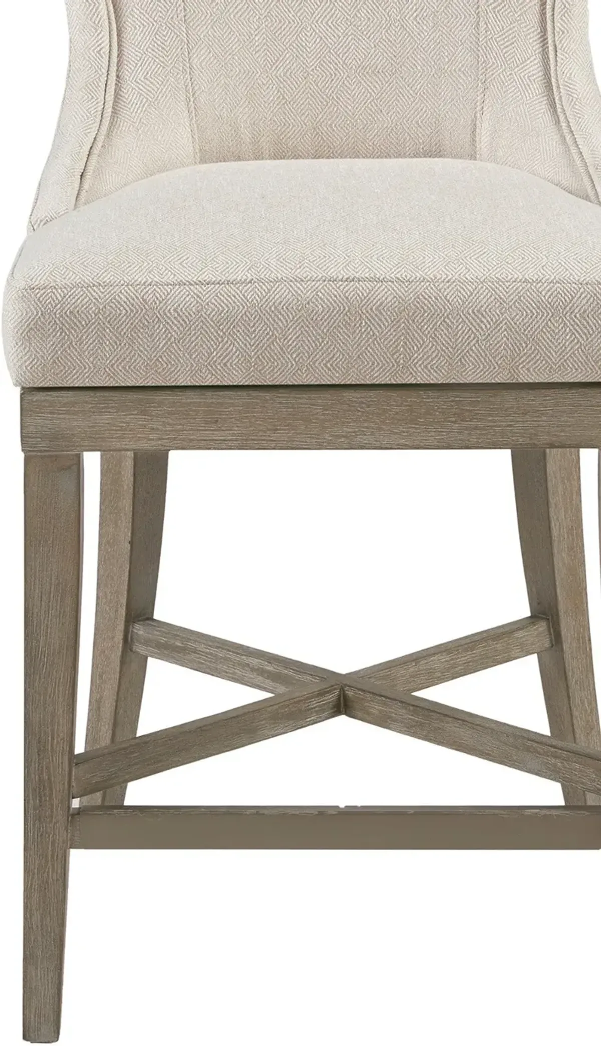 Zander Swivel Counter-Height Stool - Cream