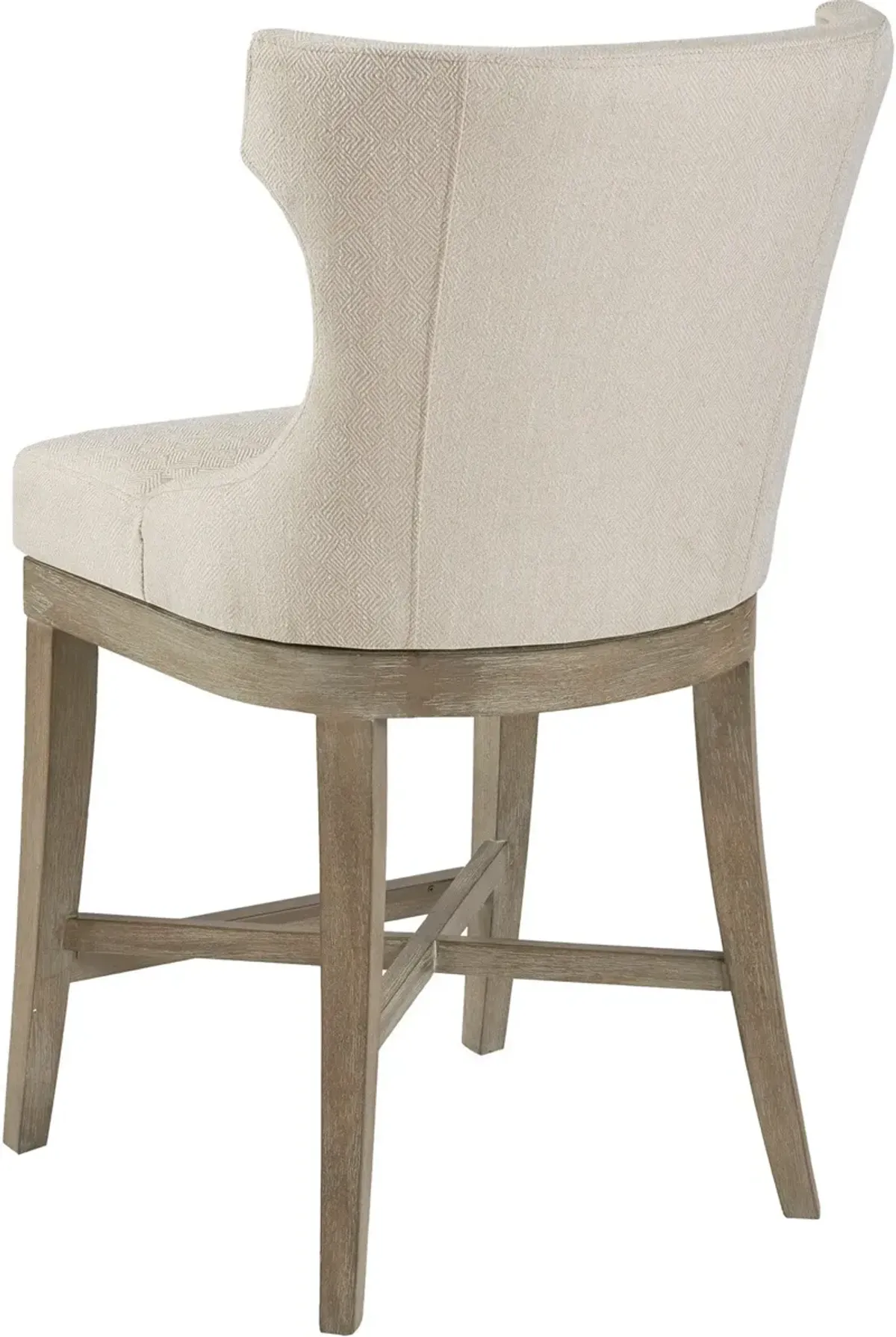 Zander Swivel Counter-Height Stool - Cream