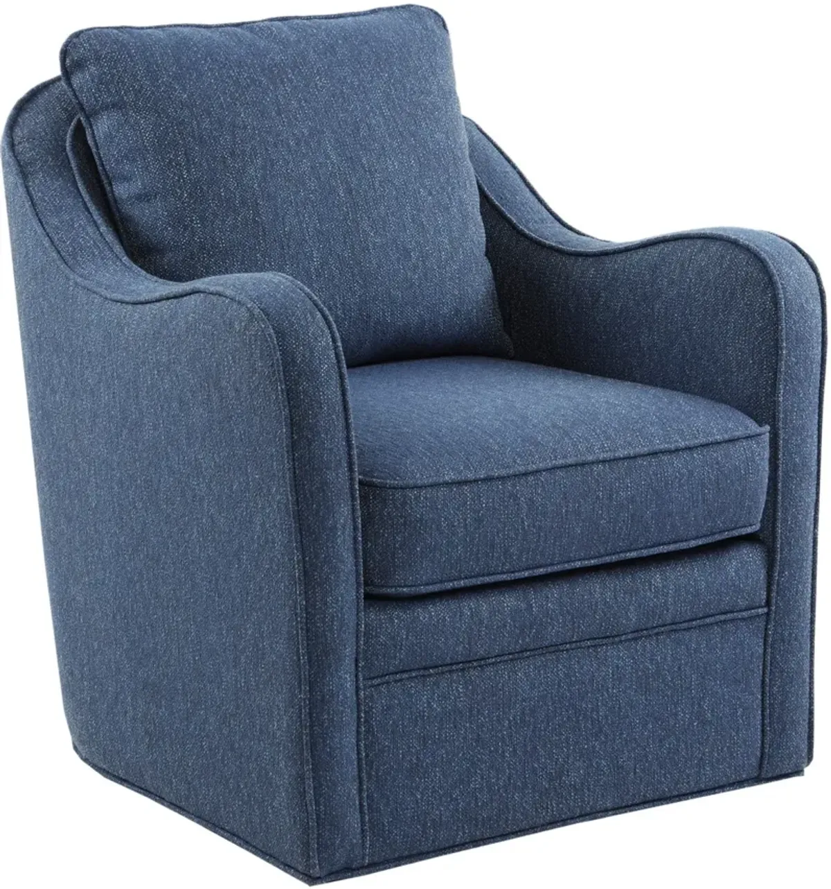 Wilshire Swivel Chair - Navy