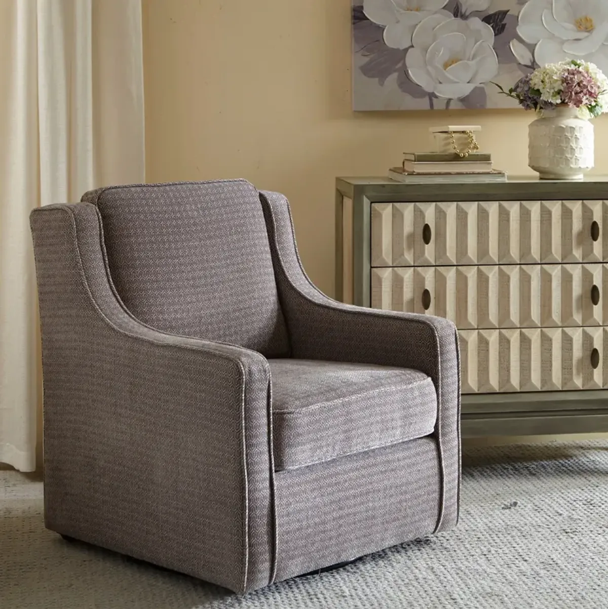 Gilmher Swivel Chair - Gray