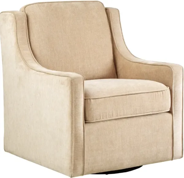 Gilmher Swivel Chair - Cream