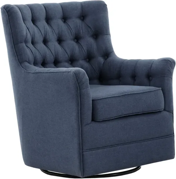 Sonnet Swivel Glider Chair - Blue