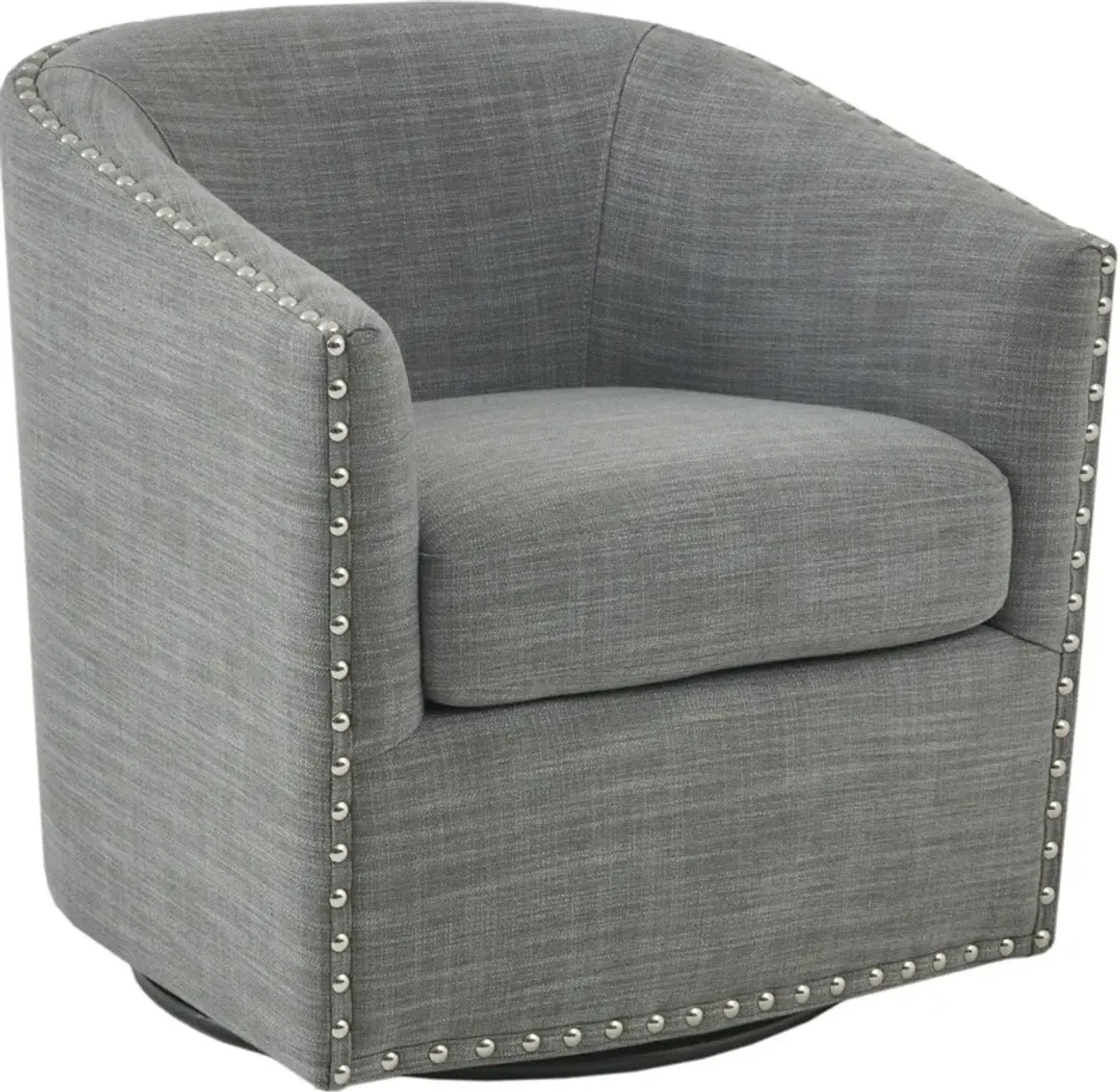 Meredith Swivel Chair - Gray