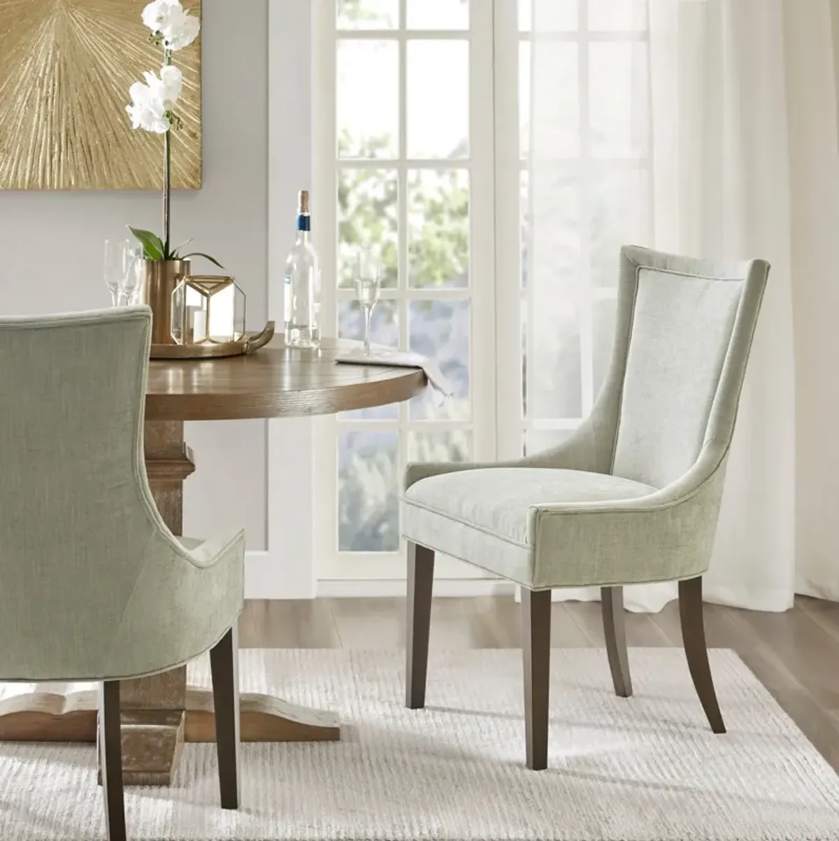 Oakmont Set of 2 Dining Chairs - Light Gray