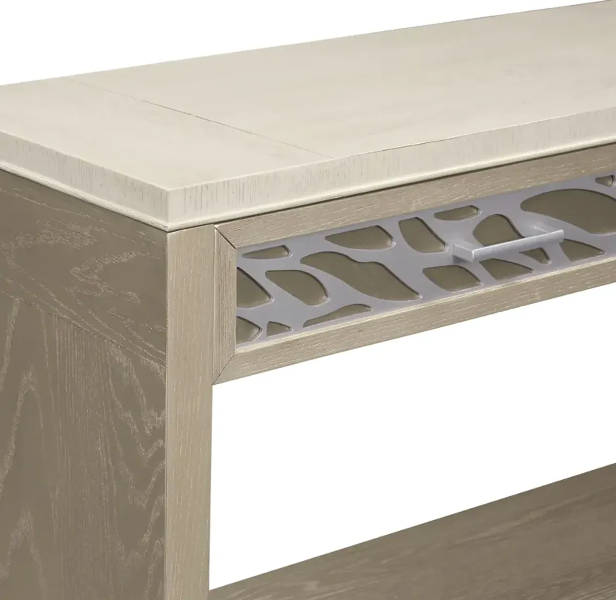 Olivia Sofa Table - Pearl