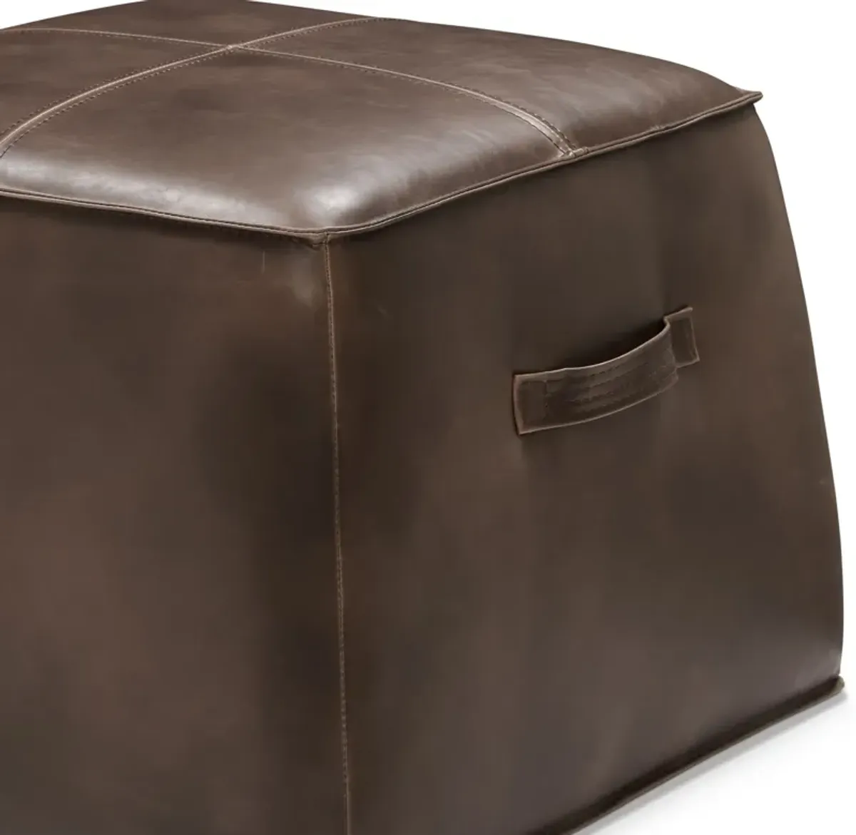 Boston Ottoman - Dark Brown