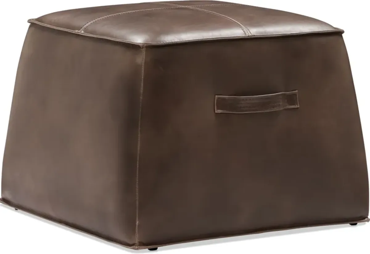 Boston Ottoman - Dark Brown