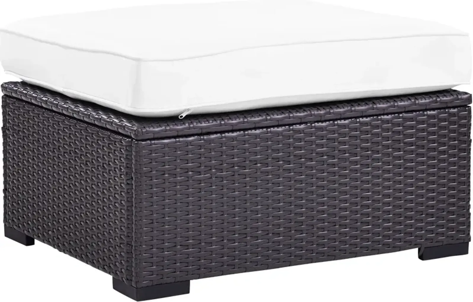 Isla Outdoor Ottoman - White