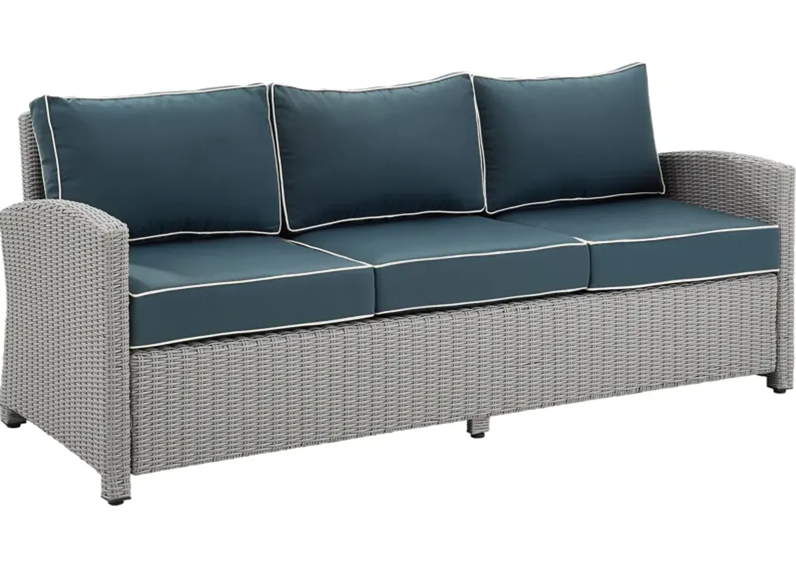 Destin Outdoor Sofa - Navy/Gray