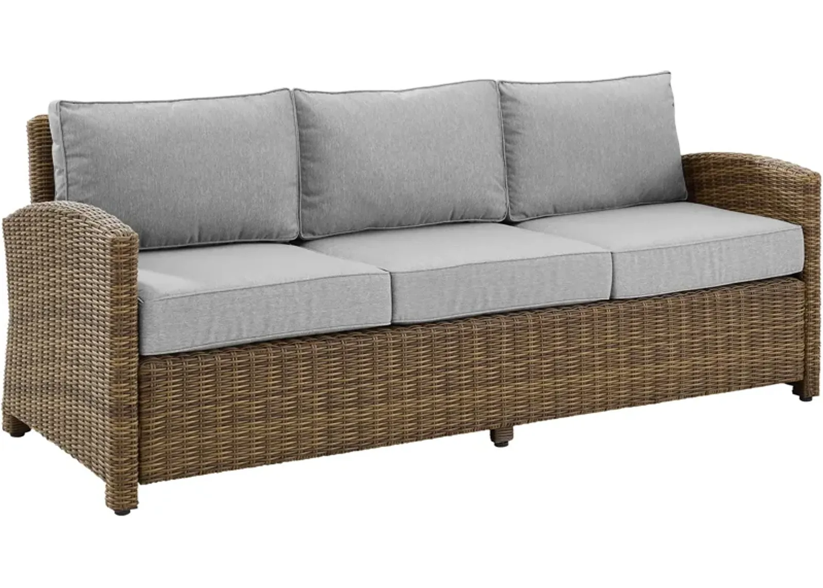 Destin Outdoor Sofa - Gray/Brown