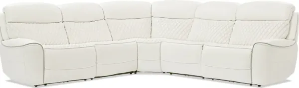 Cabrera 5-Piece Dual-Power Sectional With 3 Reclining Seats