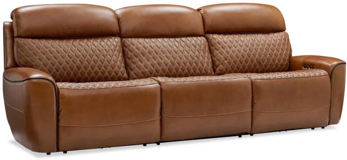 Cabrera 3-Piece Dual-Power Sofa - Brown