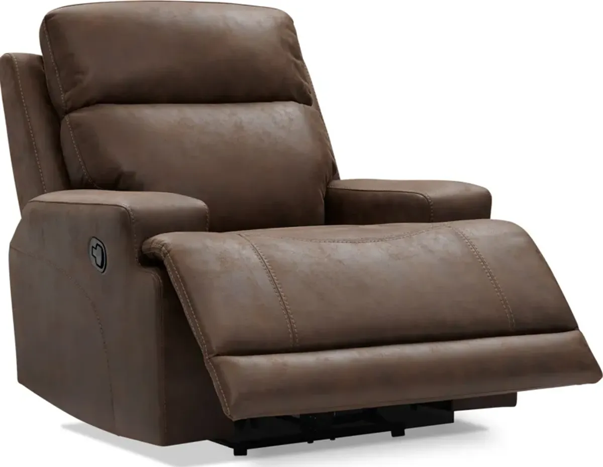 Laredo Manual Recliner - Chocolate