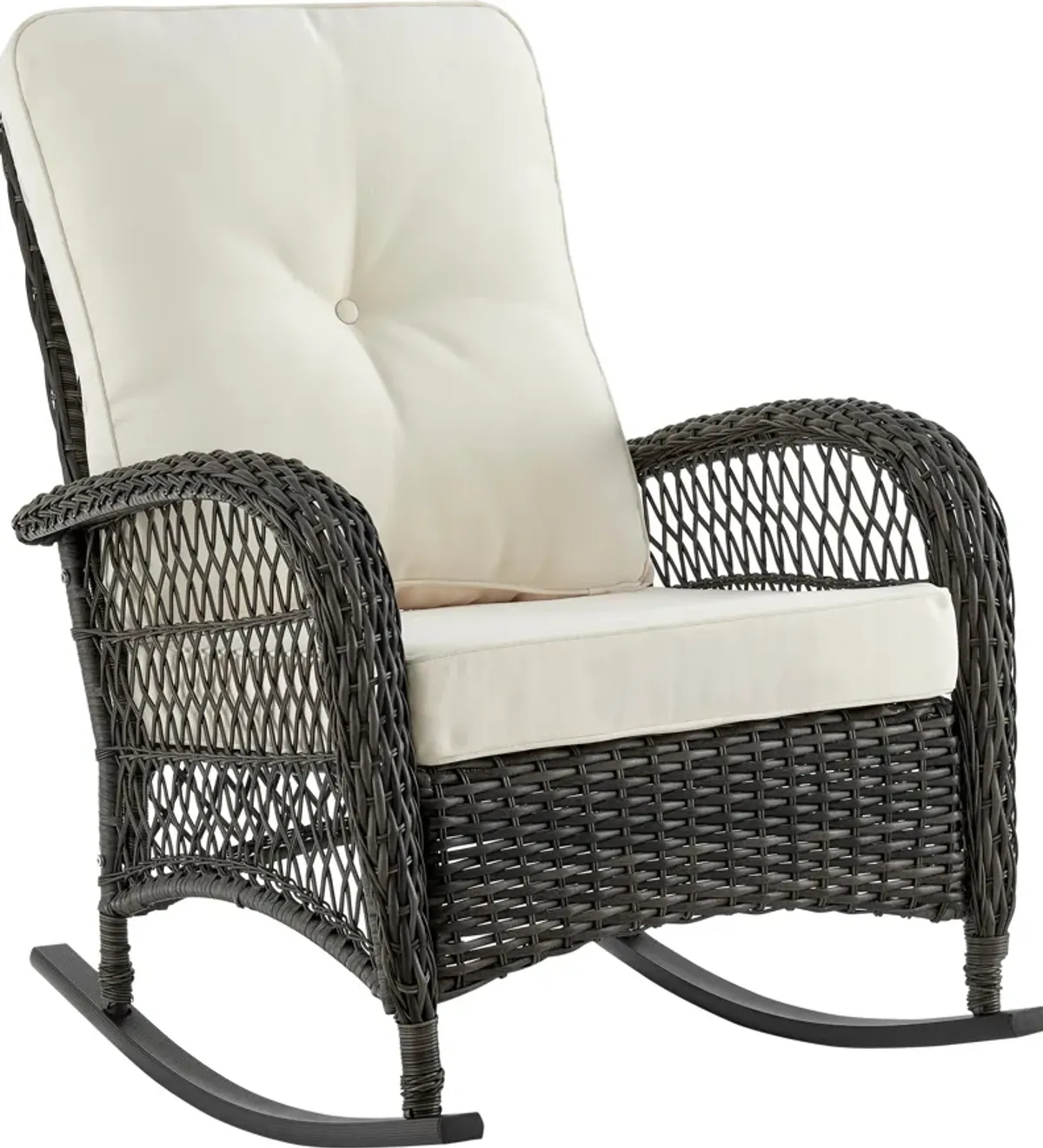 Fontana Outdoor Rocking Chair - Cream