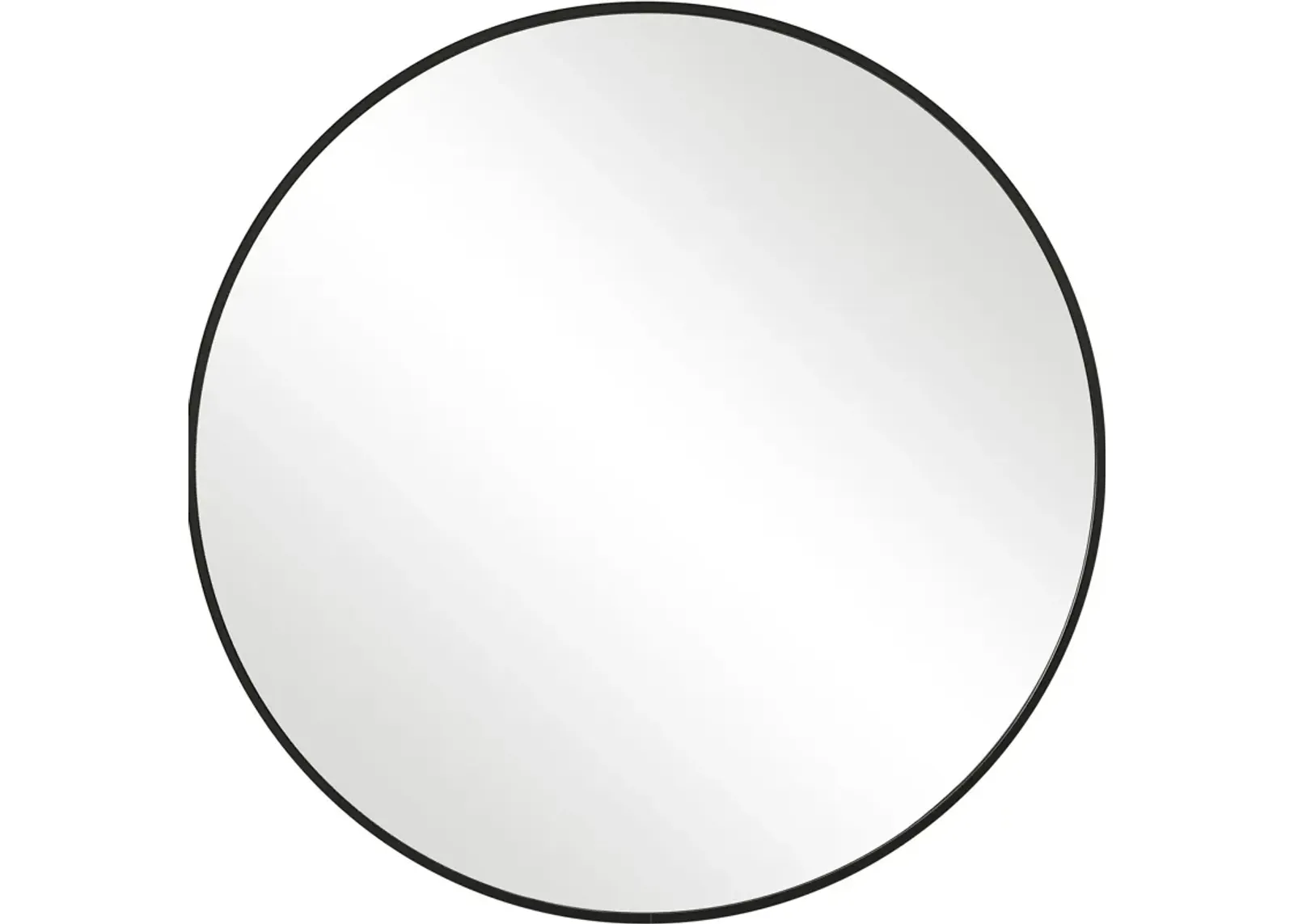 Chichester 24'' Round Wall Mirror - Black