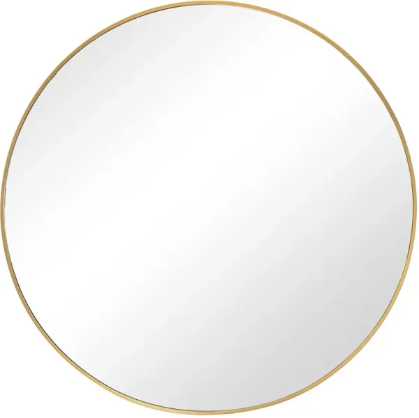 Chichester 34'' Round Wall Mirror - Gold