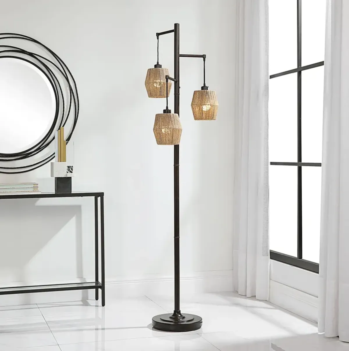 Nolasco 73'' Floor Lamp - Bronze