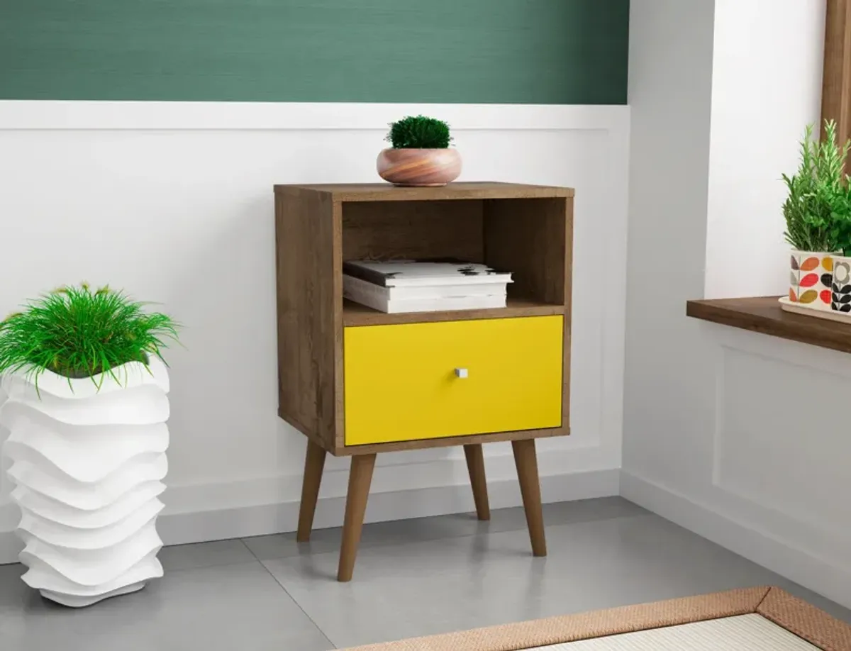 Webb Nightstand - Brown/Yellow