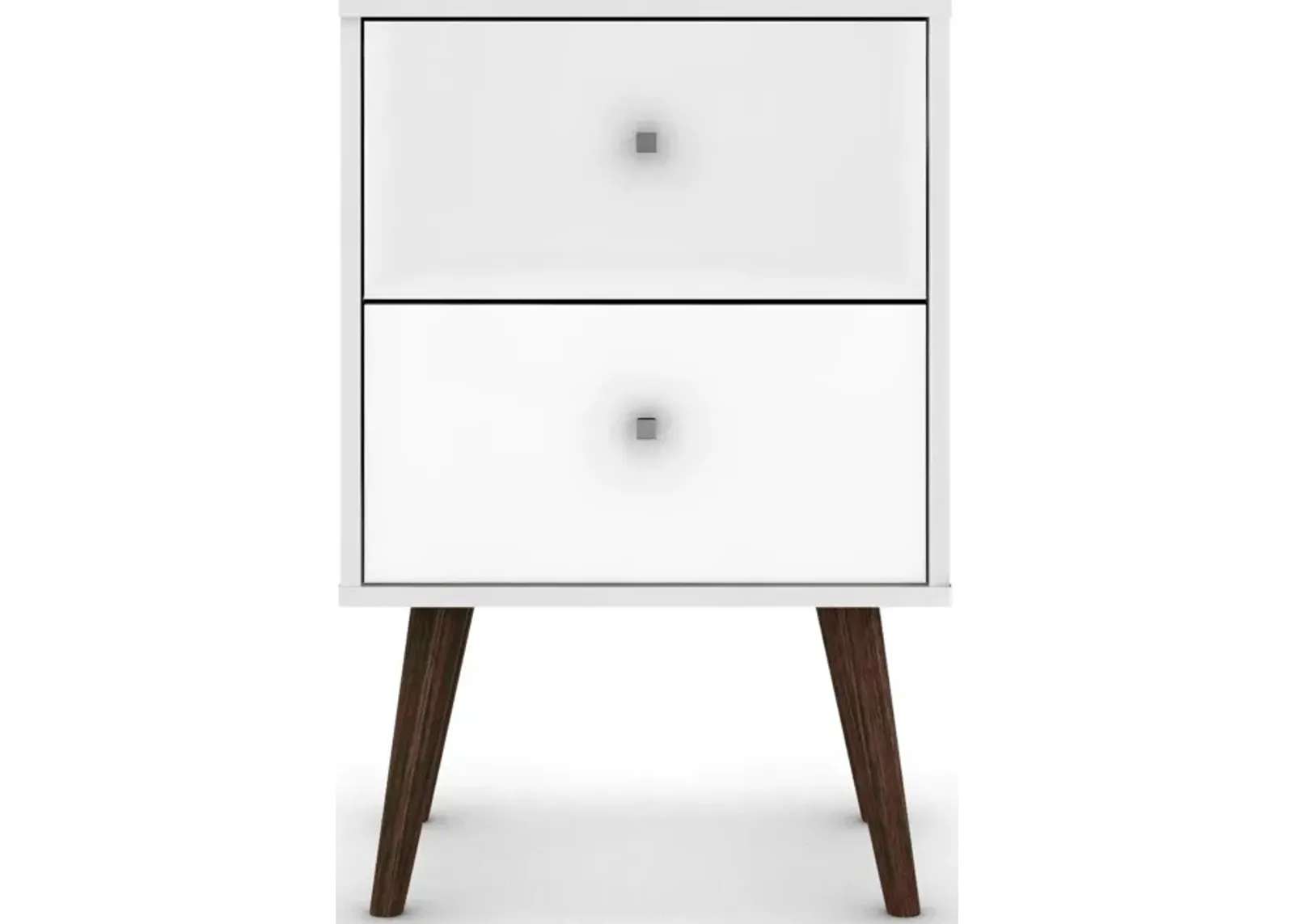 Webb 2 Drawer Nightstand - White