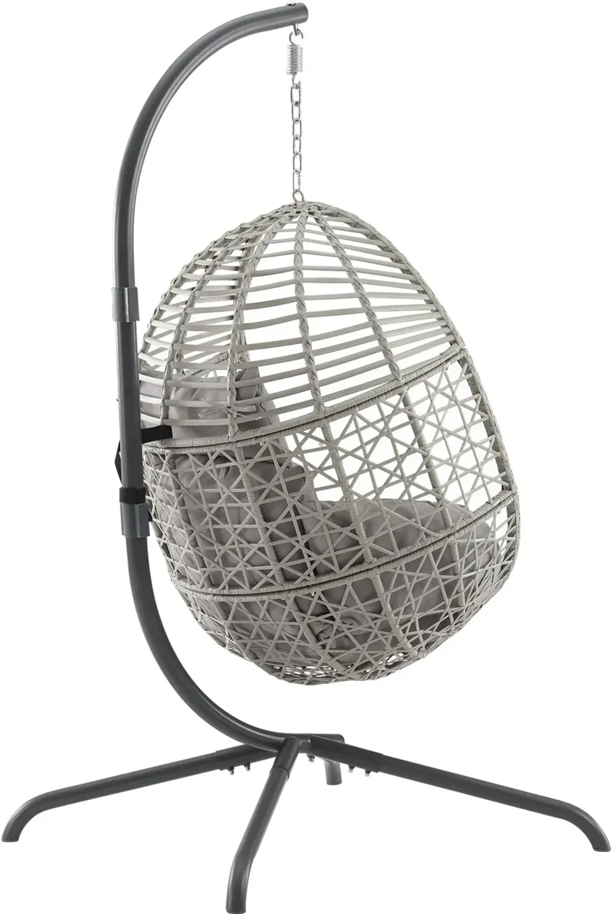 Manistee Indoor/Outdoor Hanging Egg Chair - Gray