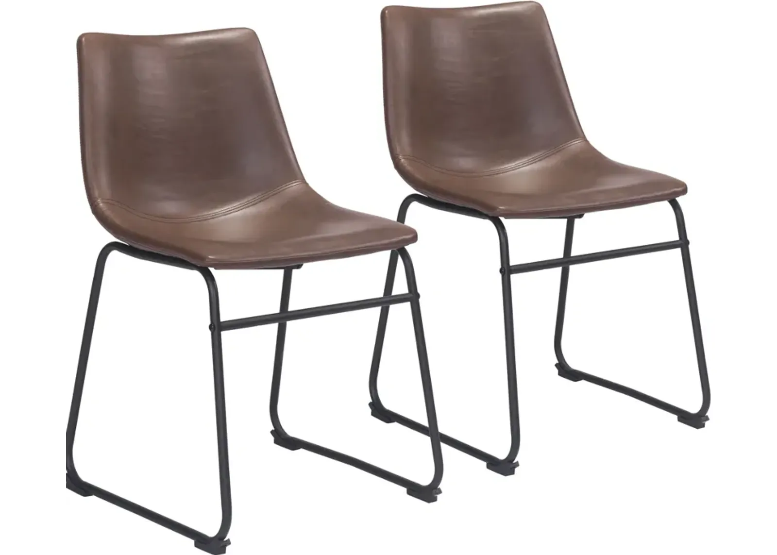 Zion Set of 2 Dining Chairs - Espresso