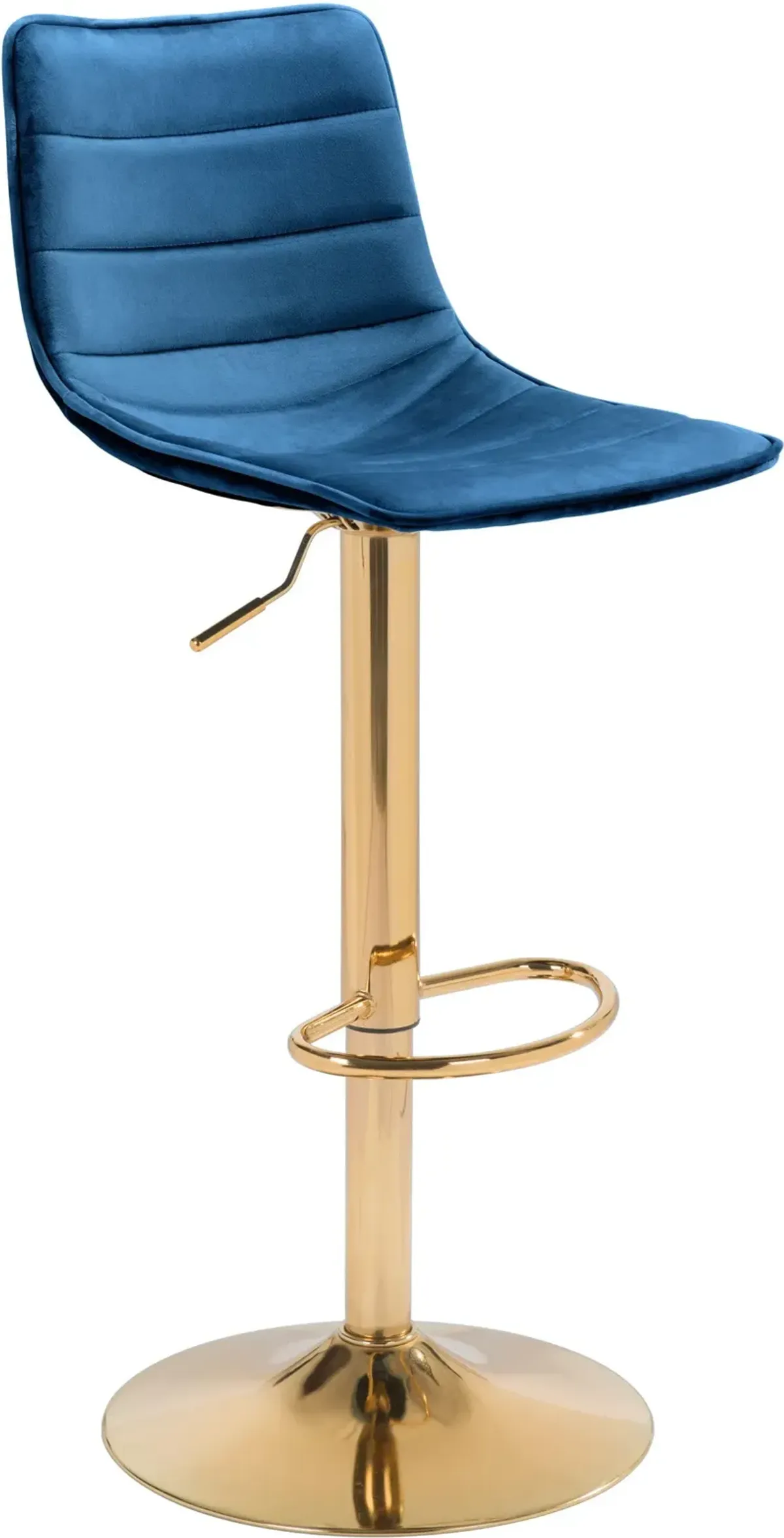 Sawyer Bar Stool - Blue/Gold