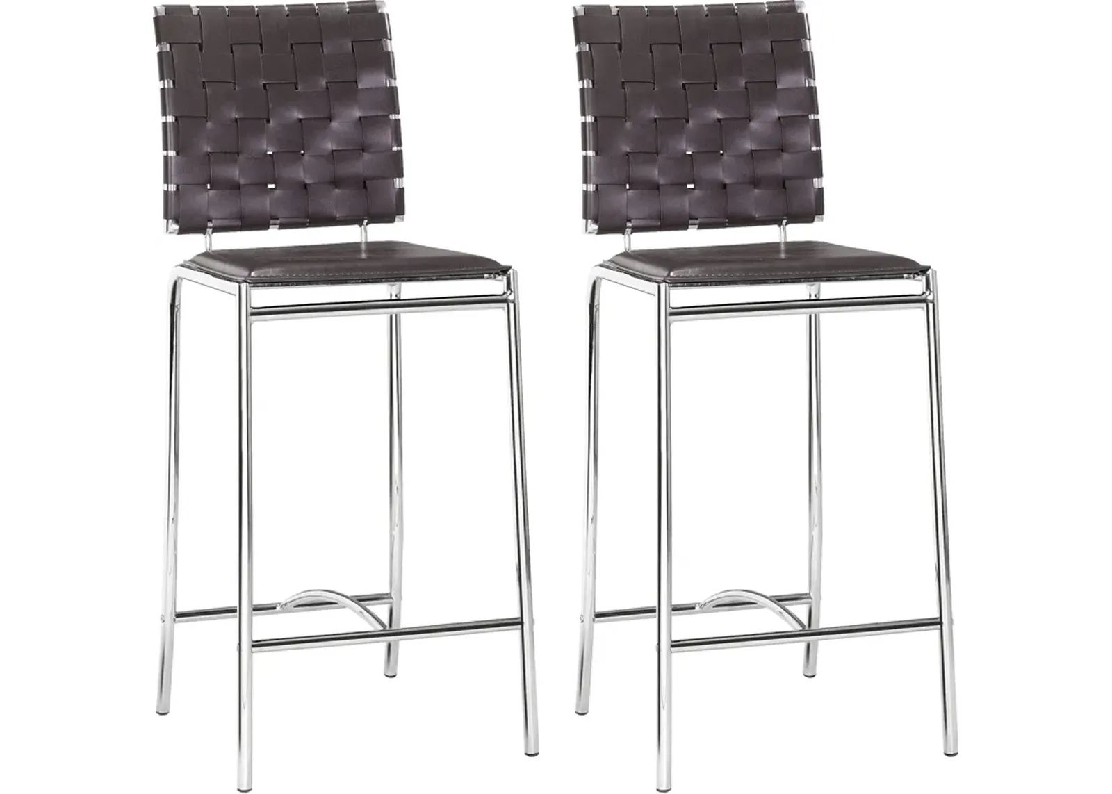 Maverick Set of 2 Counter-Height Stools - Espresso