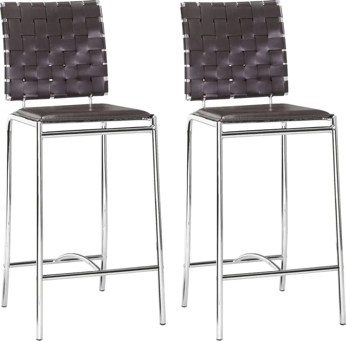 Maverick Set of 2 Counter-Height Stools - Espresso