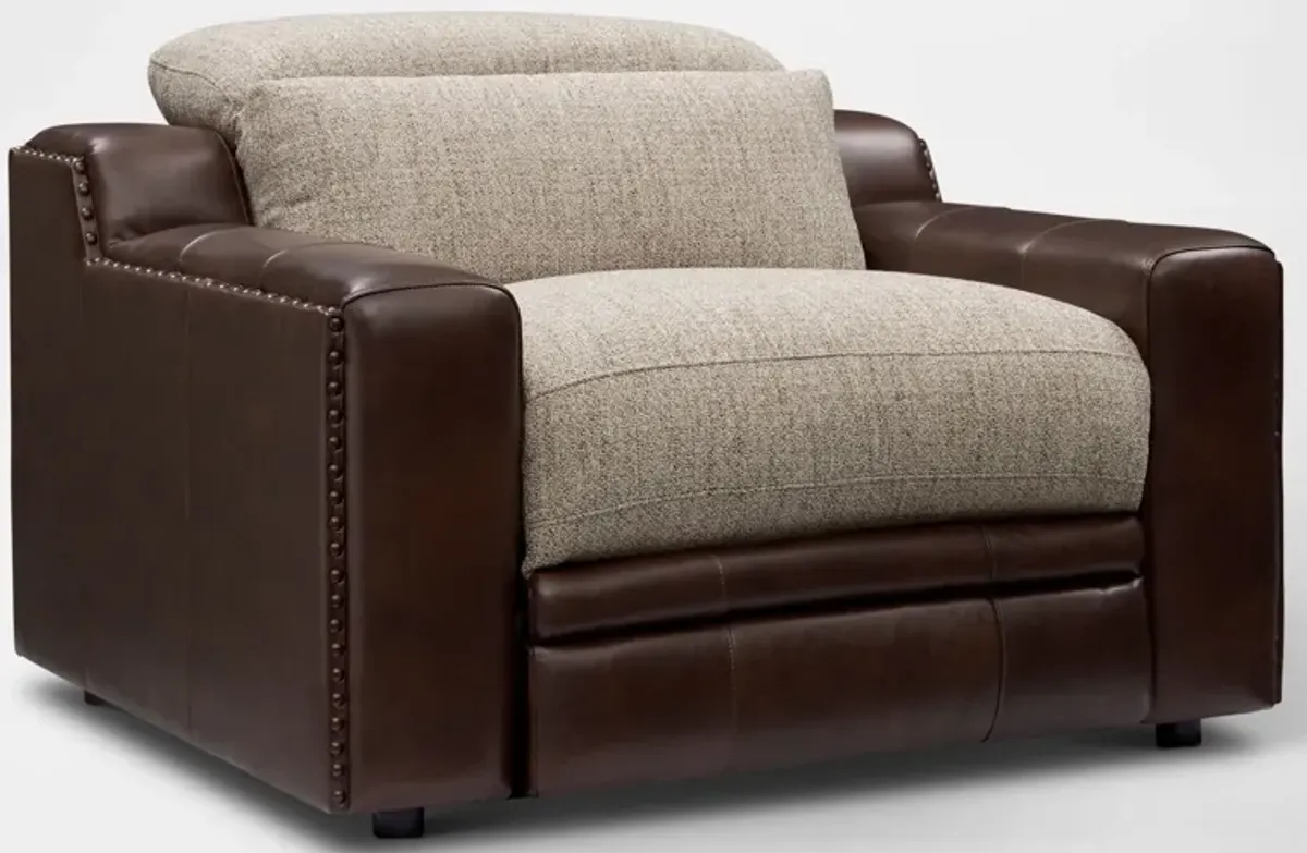 Bridgeport Dual-Power Recliner - Brown