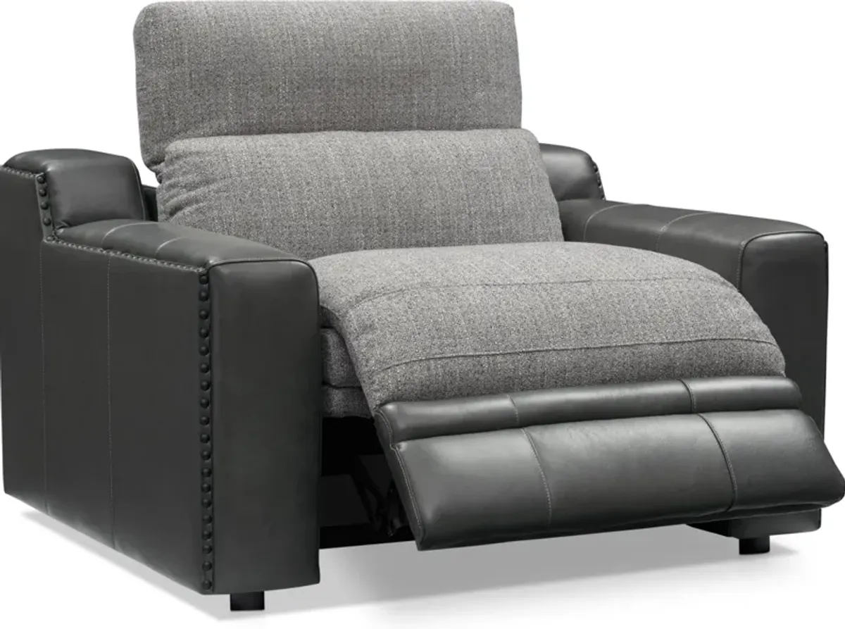 Bridgeport Dual-Power Recliner - Gray