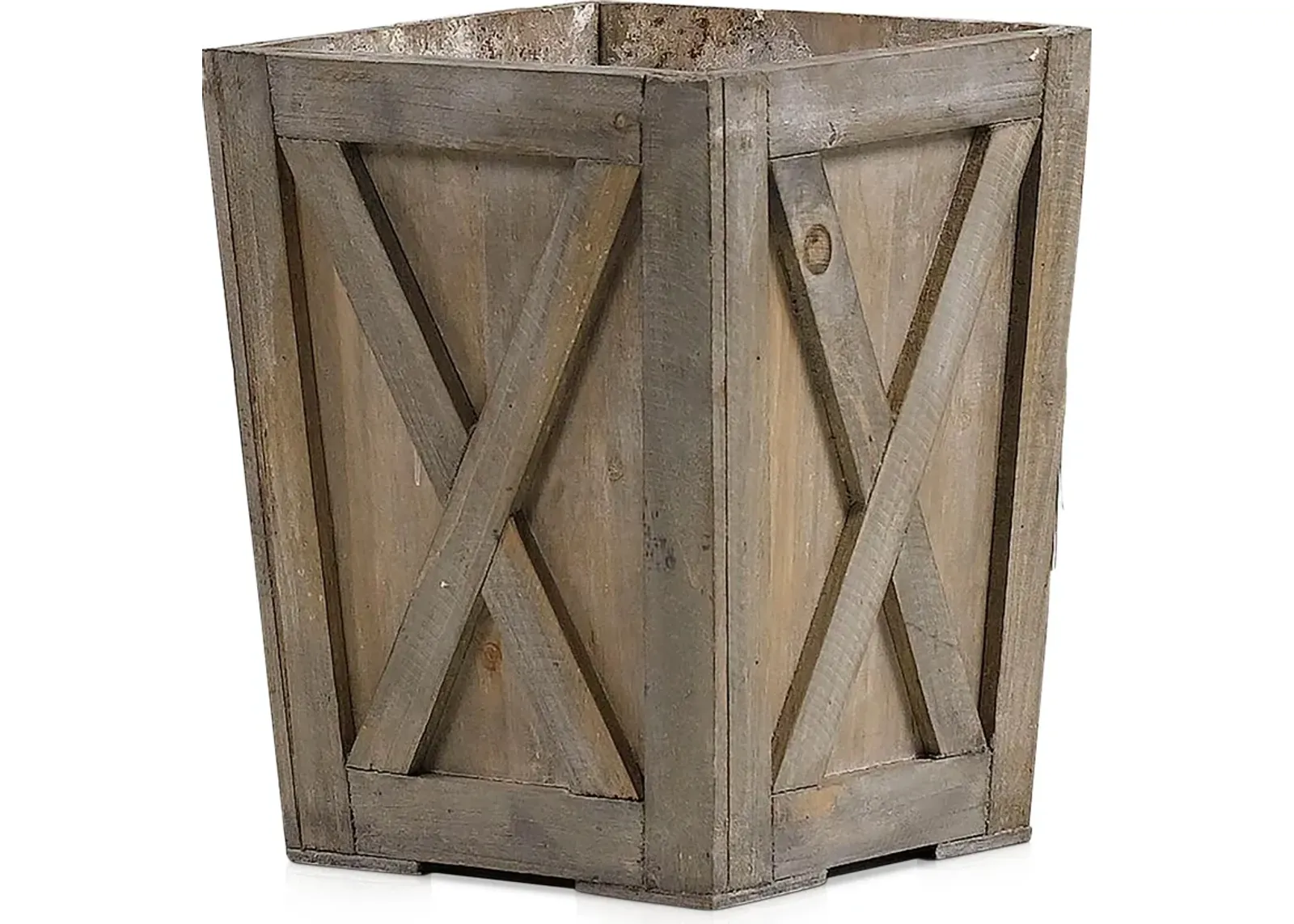 Farmhouse Wood Planter - Medium