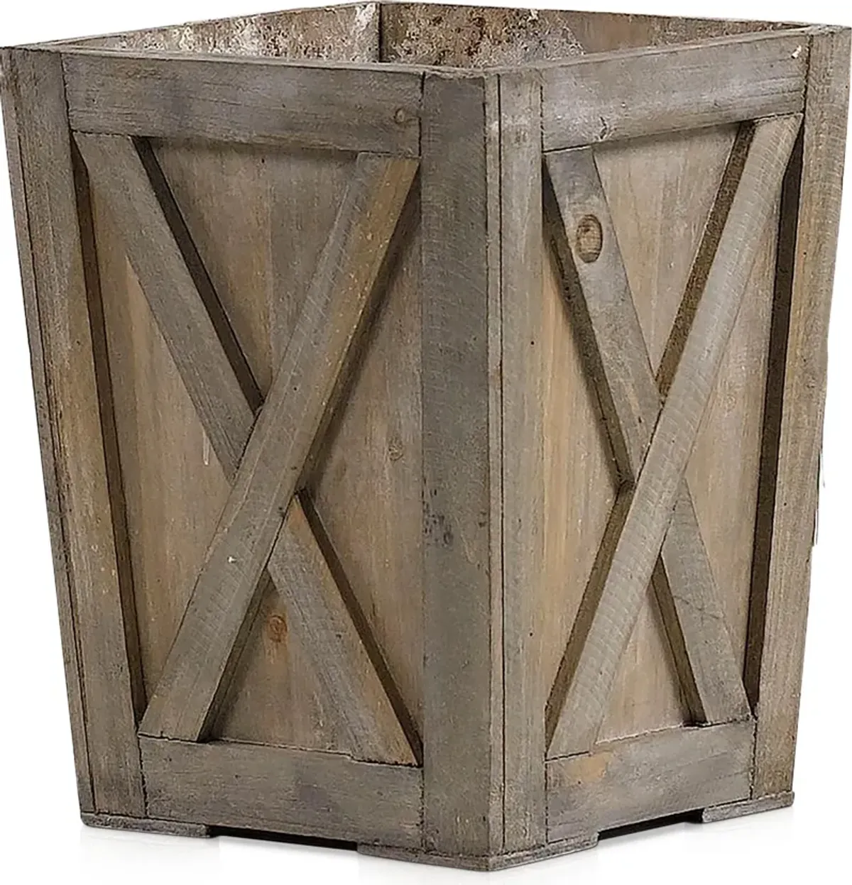 Farmhouse Wood Planter - Medium