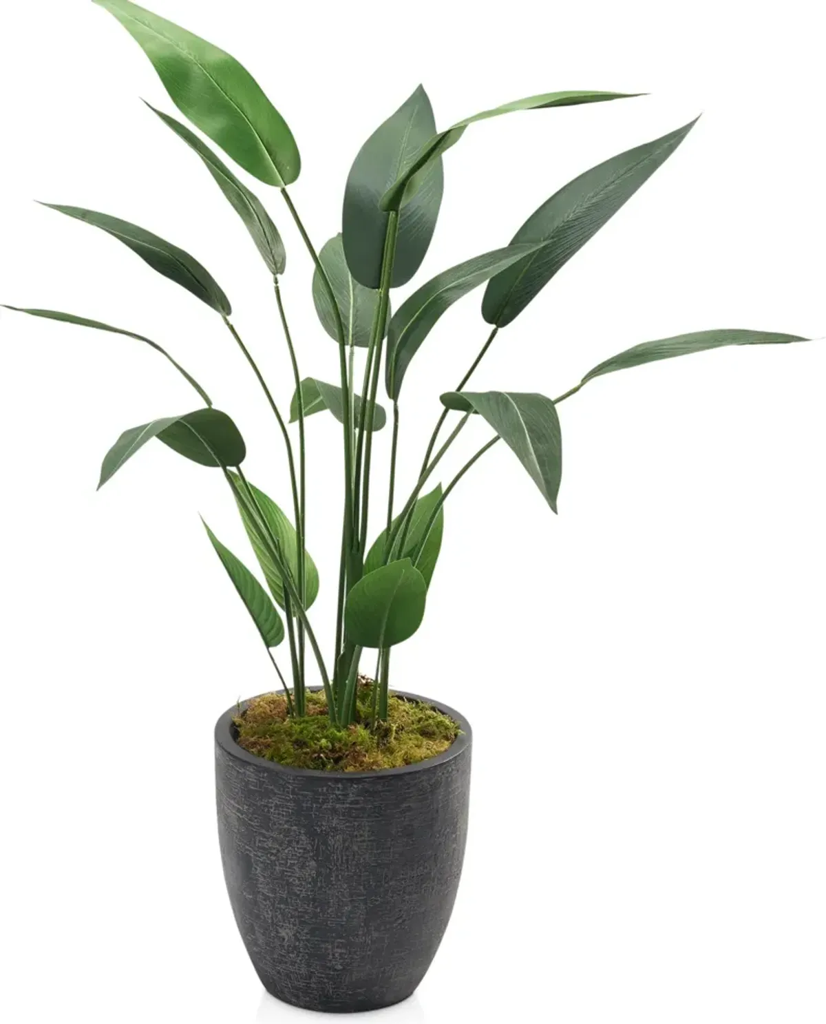 Faux 4.5' Travellers Palm Tree with Summit Planter - Small