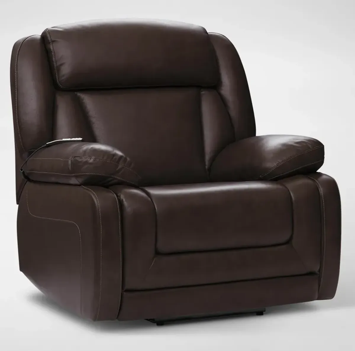 Palermo Triple-Power Reclining Sofa and Recliner Set - Brown