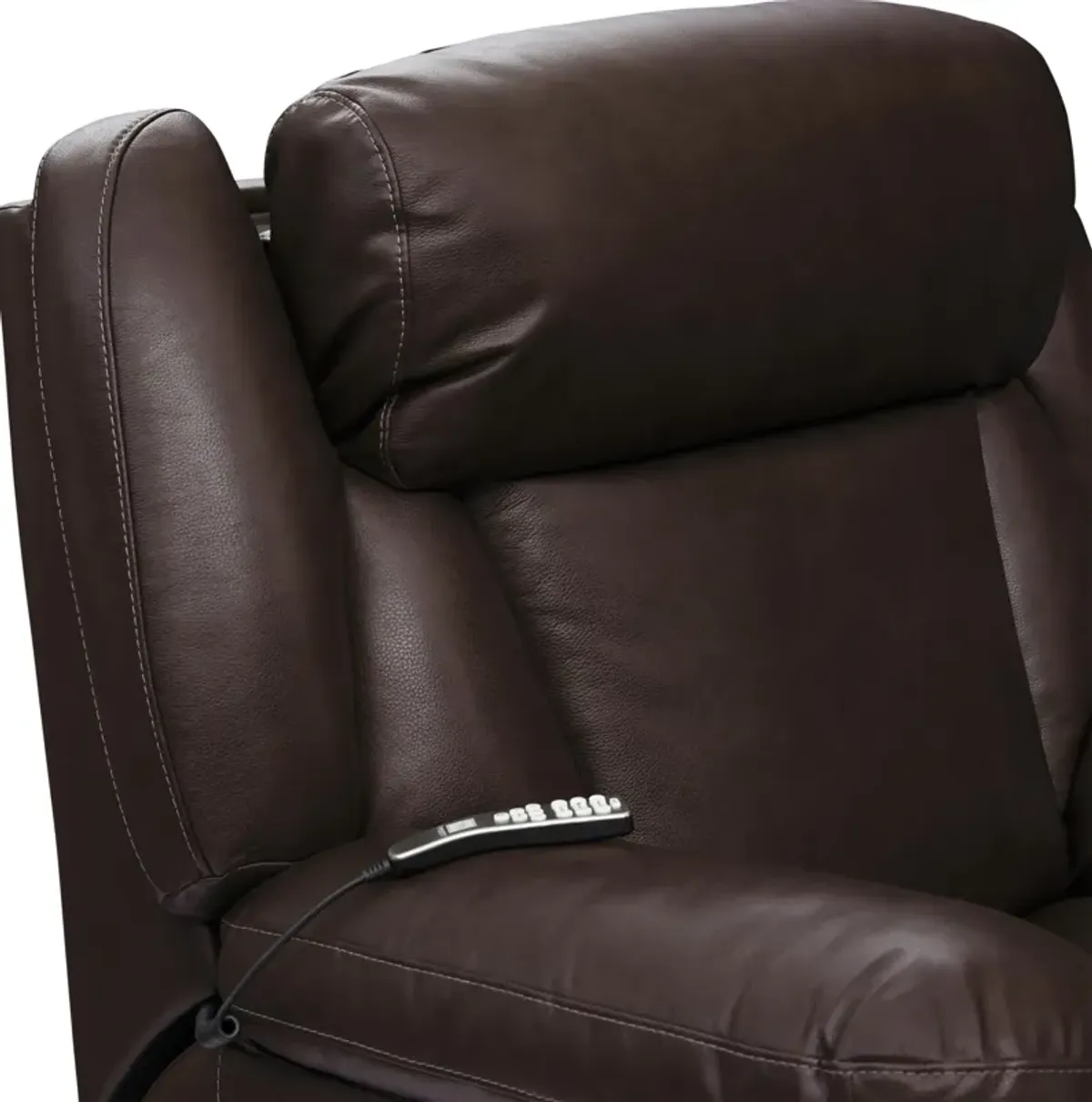 Palermo Triple-Power Reclining Sofa and Recliner Set - Brown