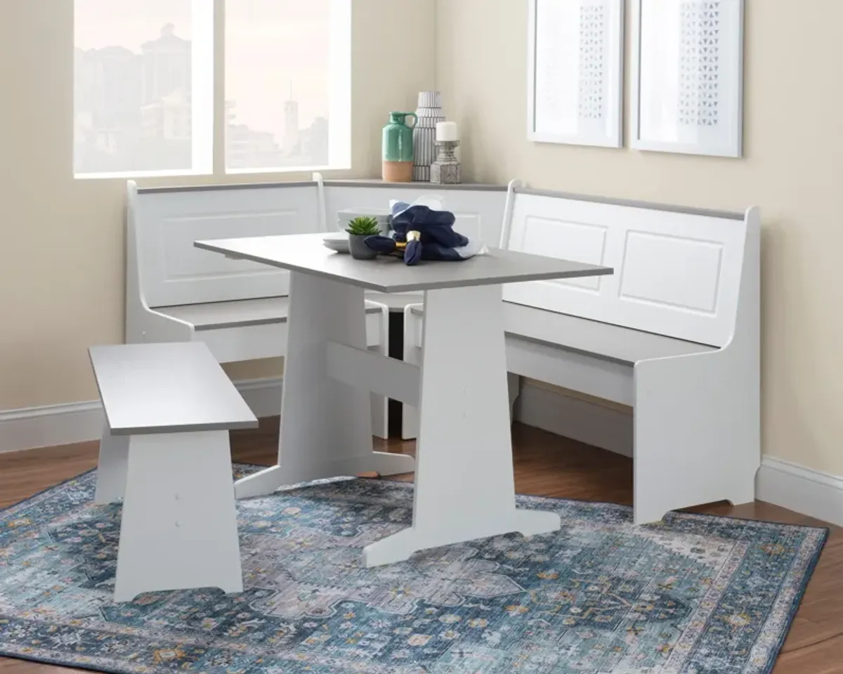 Pent Dining Table, Banquette and Bench