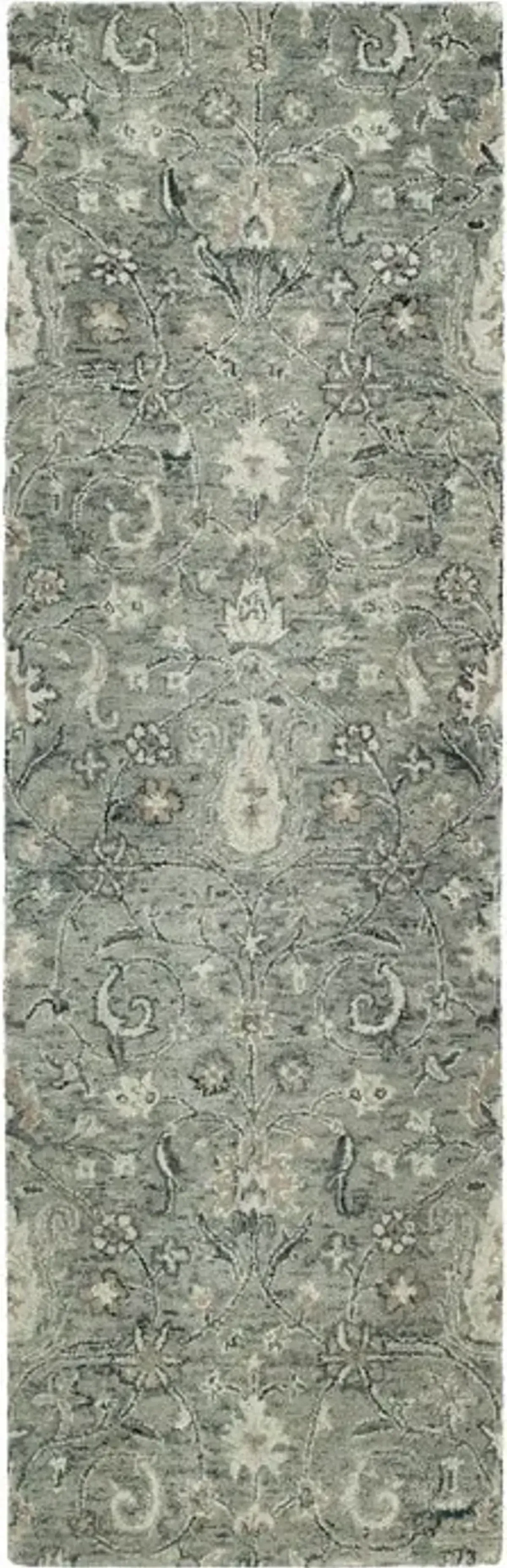 Calm 2' X 8' Area Rug - Gray