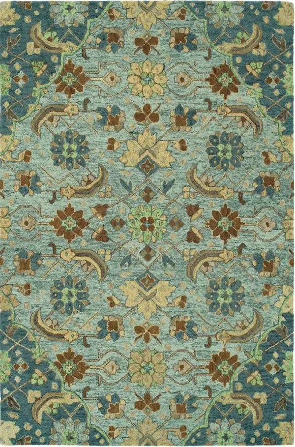 Confident 4' X 6' Area Rug - Light Blue