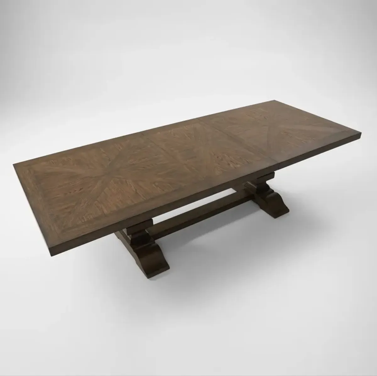 Asheville Rectangle Extendable Dining Table - Tobacco