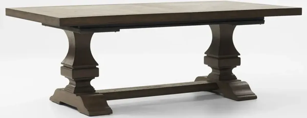 Asheville Rectangle Extendable Dining Table - Tobacco