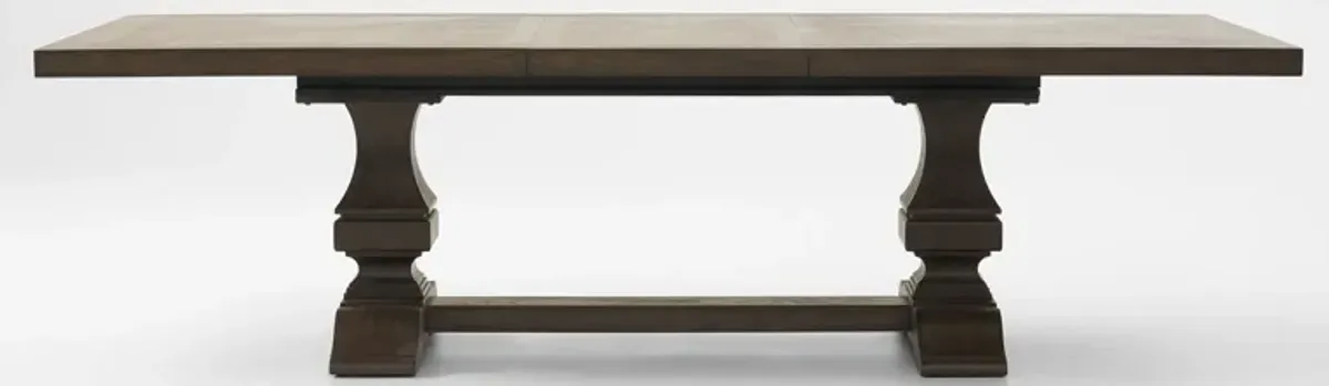 Asheville Rectangle Extendable Dining Table - Tobacco